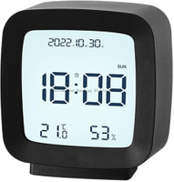 Mesa de Control de sonido de fábrica BSCI, reloj despertador multifuncional Digital LCD, estación meteorológica, despertador de temperatura y humedad 