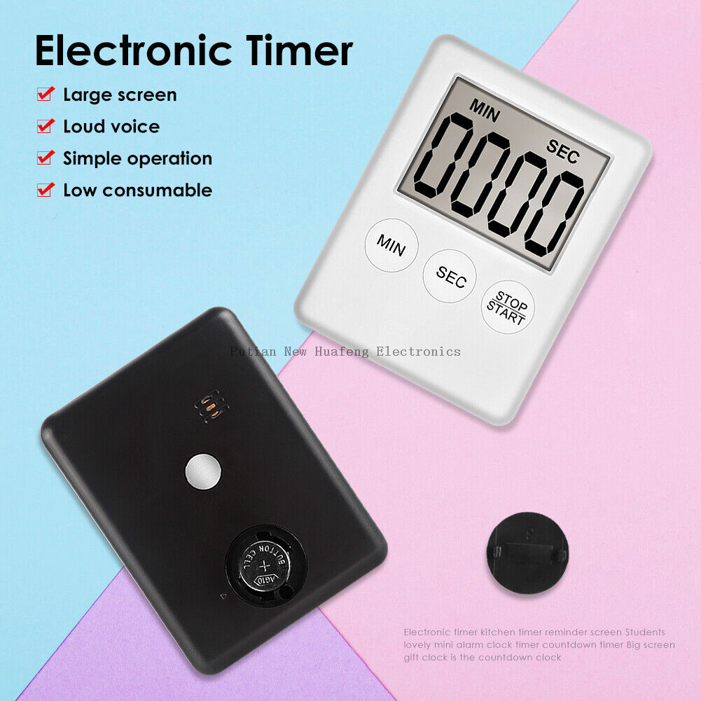 Regalos de promoción baratos, temporizador LCD con imán de cuenta atrás Digital para promoción, Mini temporizador de cocina Digital magnético
