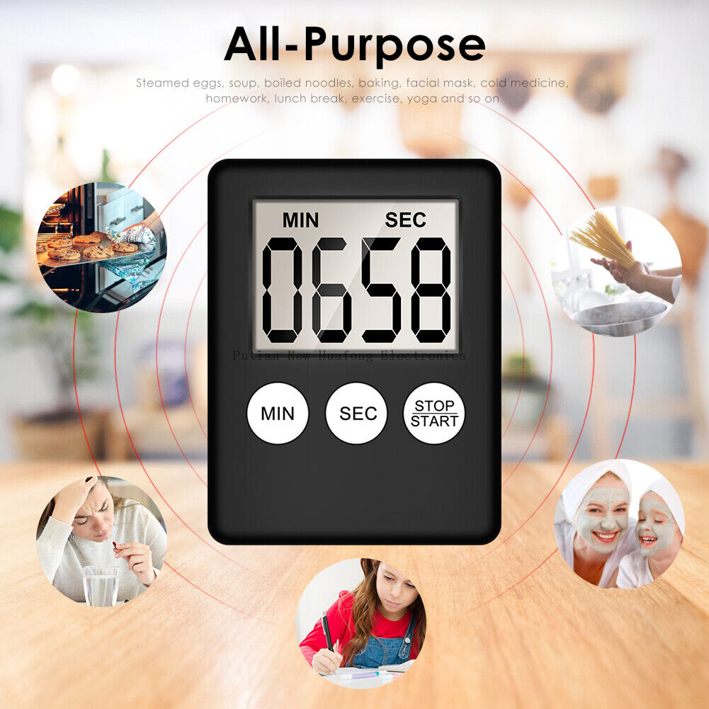 Regalos de promoción baratos, temporizador LCD con imán de cuenta atrás Digital para promoción, Mini temporizador de cocina Digital magnético