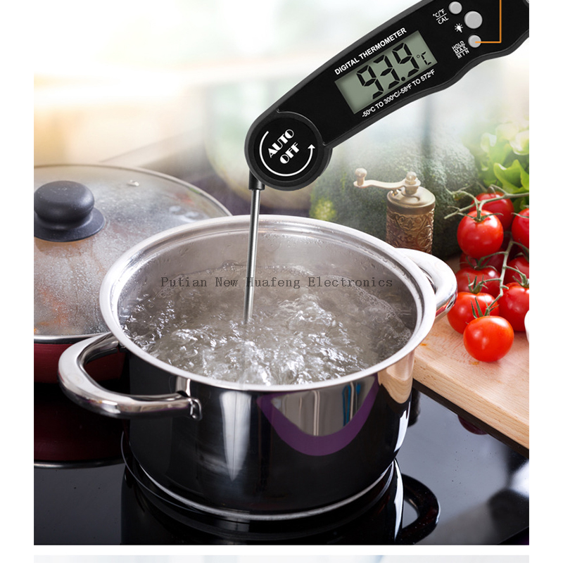 Termómetro Keuken - Termómetro digital - Vleesthermometer - Termómetro para barbacoa - Automatisch - Waterdicht - Ingebouwde flesopener