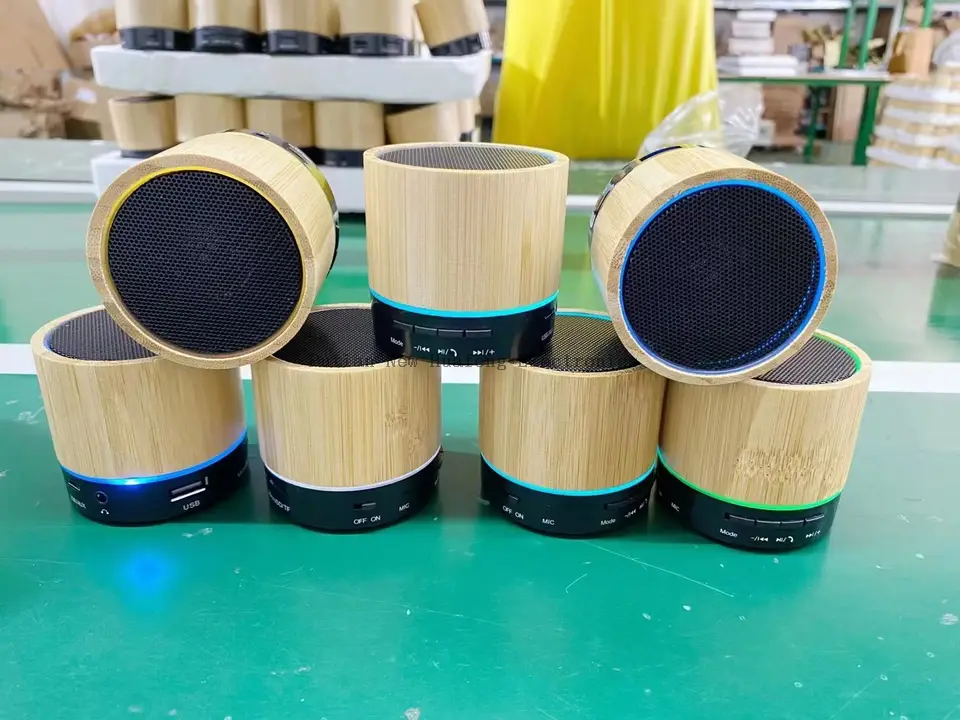 Presidente portátil inalámbrico vendedor caliente de Bluetooth del mini Presidente de Bluetooth de madera respetuoso del medio ambiente