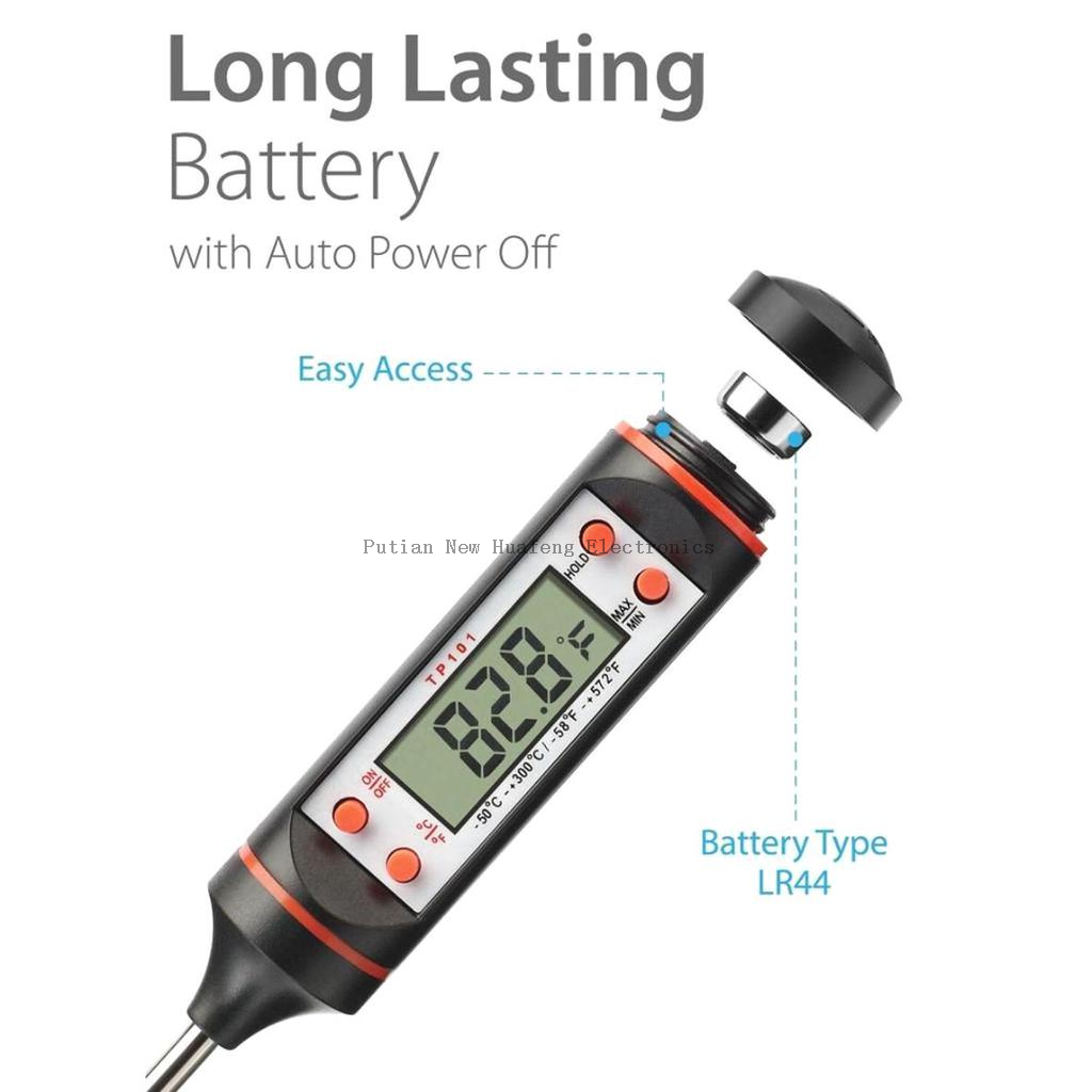Venta al por mayor, sonda larga para el hogar, barbacoa electrónica, parrilla, comida, cocina, barbacoa, termómetro Digital para carne