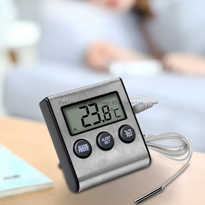 Alarma digital para congelador con sonda magnética, medidor de temperatura para cámara fría, monitor, termómetro para refrigerador
