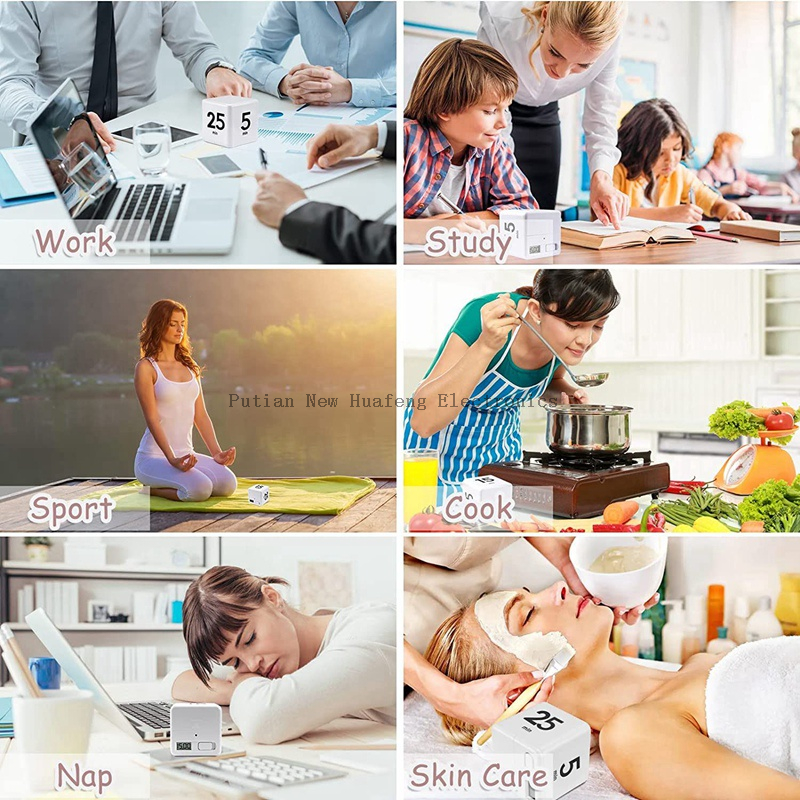 Temporizador de cocina Digital con cuenta atrás, temporizador de intervalos de inducción, estudio de cocina, gestión del tiempo de Fitness, despertador, temporizador de cubo de intervalo